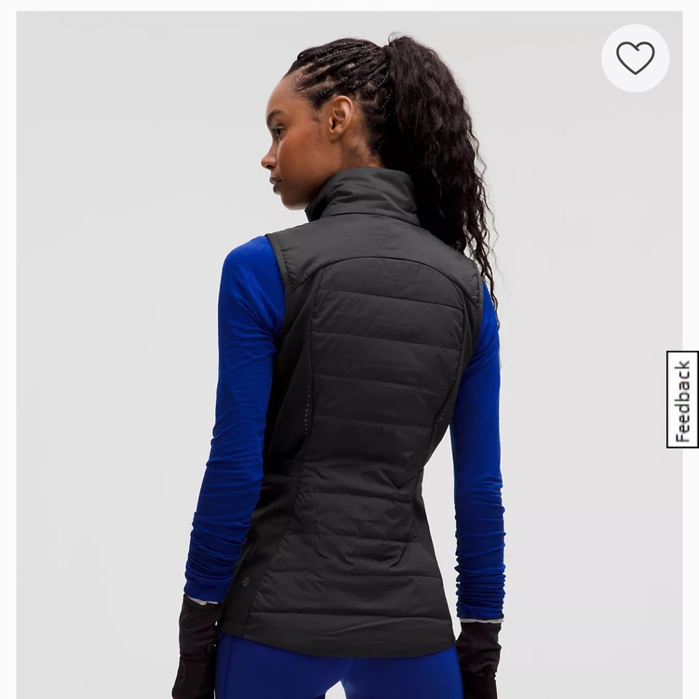 Lululemon Athletica Black Quilted Vest